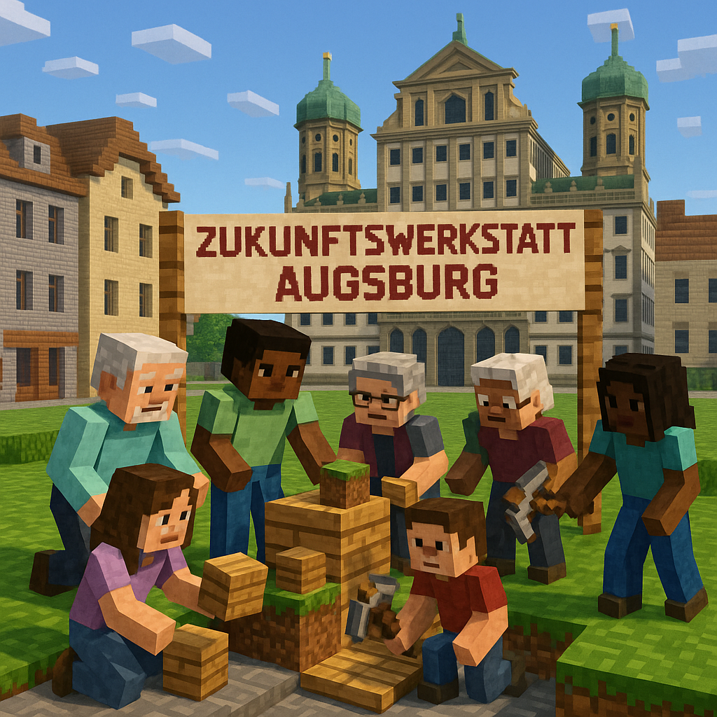 Generationsübergreifende Zukunftswerkstatt: Demokratie in Minecraft

