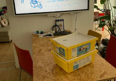 Katapult-Challenge beim Kidslab!