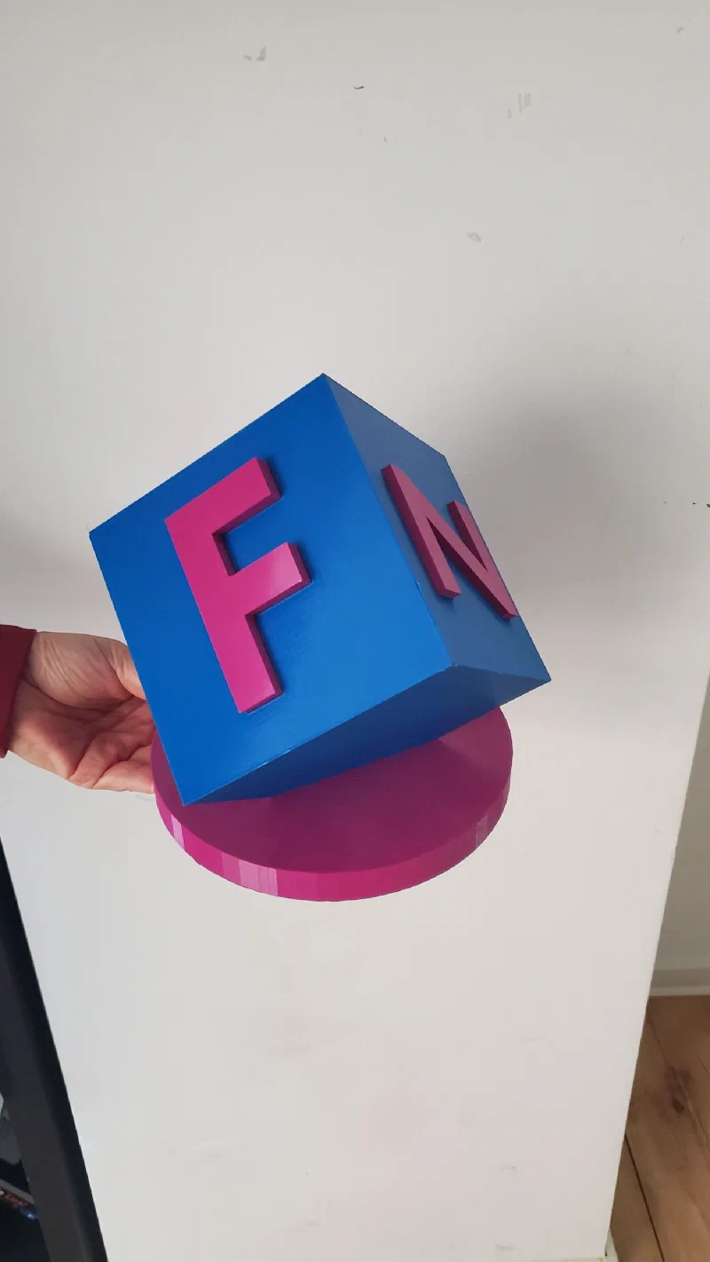 Fertig gedrucktes 3D-Objekt aus dem KidsLab
